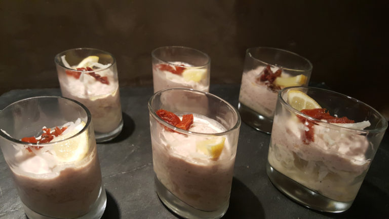 Verrine céleri mousse de thon | Les Gourmandises de Nathalie