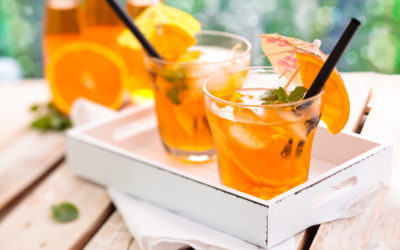 Cocktail mojito à l’orange sans alcool