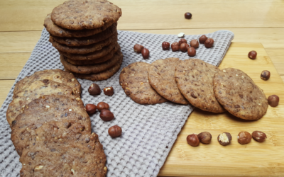 Cookies Aux Pépites de Chocolat & Noisettes