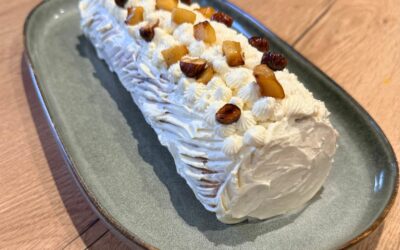 Bûche de Noël normande